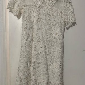 Used off white dress